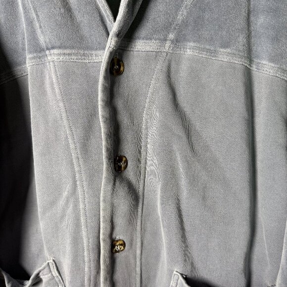 Cotton Stuff Classics Button Down Cardigan, Blue Size XL 100% Cotton - Picture 8 of 9